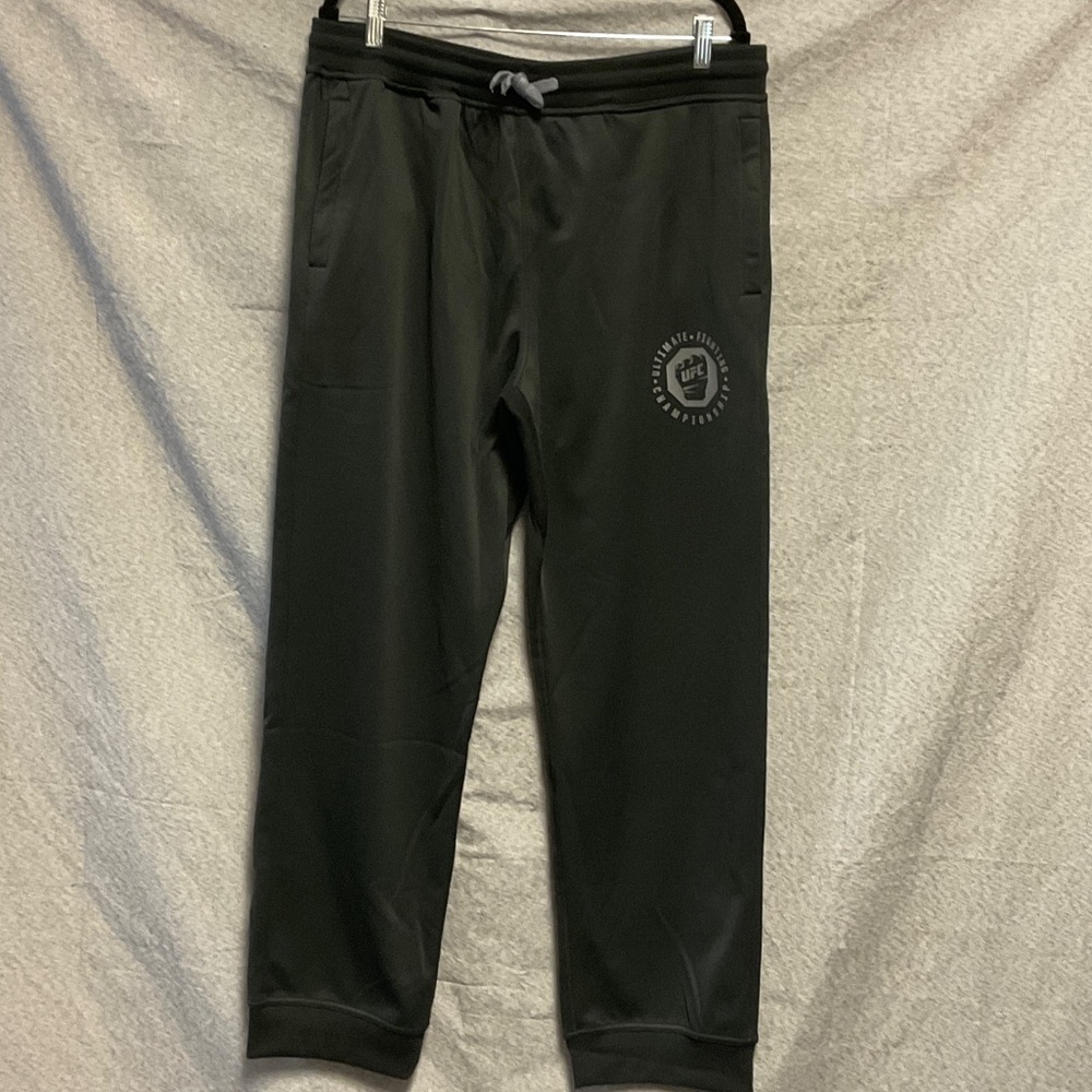 UFC Black Joggers with Logo